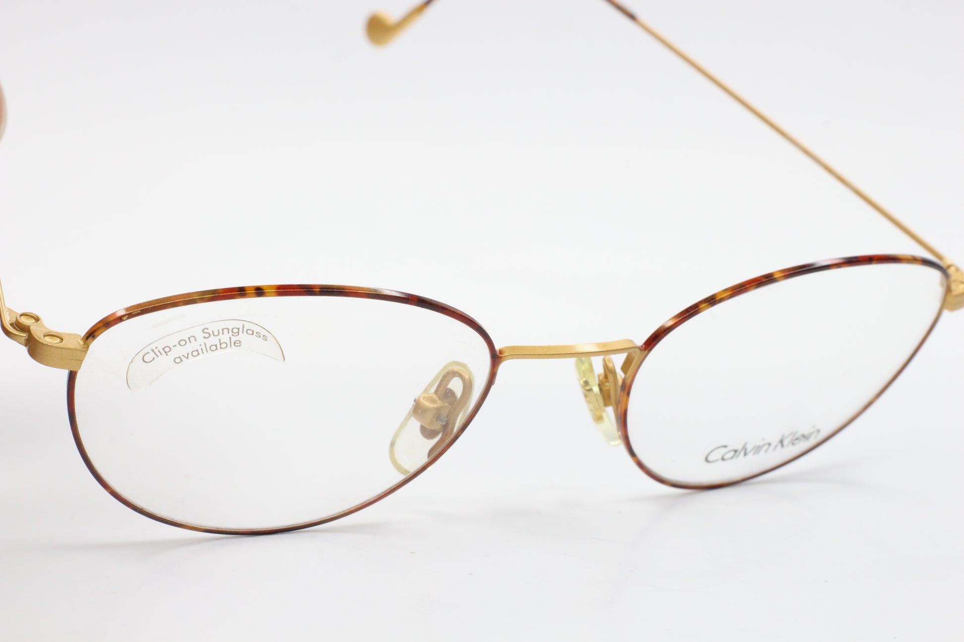 VINTAGE CALVIN KLEIN CK 323 522 GOLD TORTOISE JAPAN EYEGLASSES Optical Frames ABC Optical Inc (NY) Eyeglasses