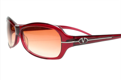 Valentino 5386/S BP5 Red Burgundy Full Rim Unisex Italy Sunglasses