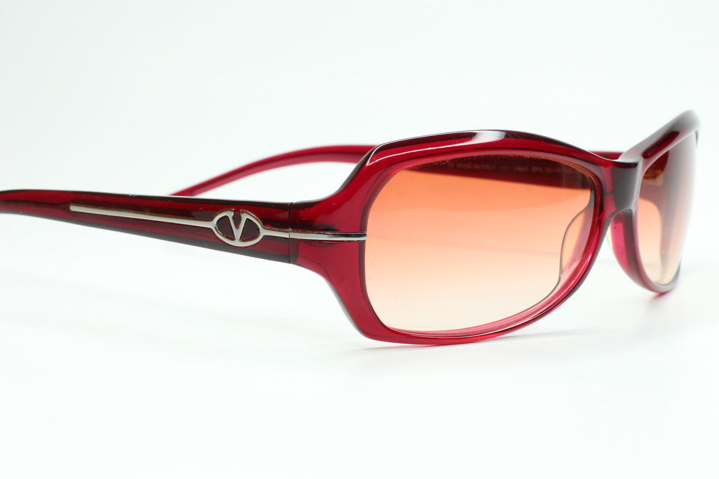 Valentino 5386/S BP5 Red Burgundy Full Rim Unisex Italy Sunglasses