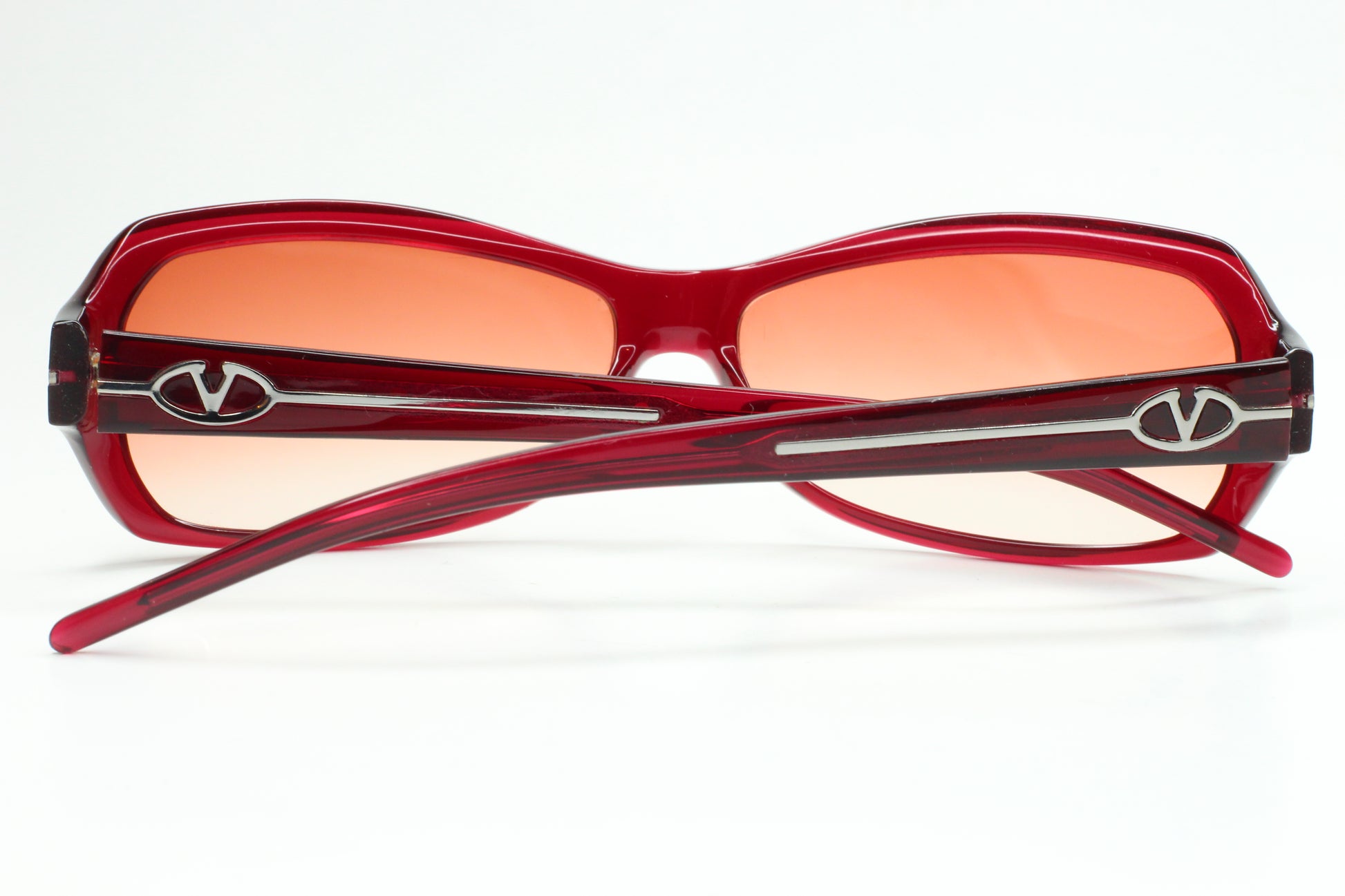 Valentino 5386/S BP5 Red Burgundy Full Rim Unisex Italy Sunglasses