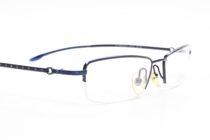 Christian Dior CD3627 HJ4 Blue Metal Semi-Rimless Italy Eyeglasses Optical Frames ABC Optical Eyeglasses