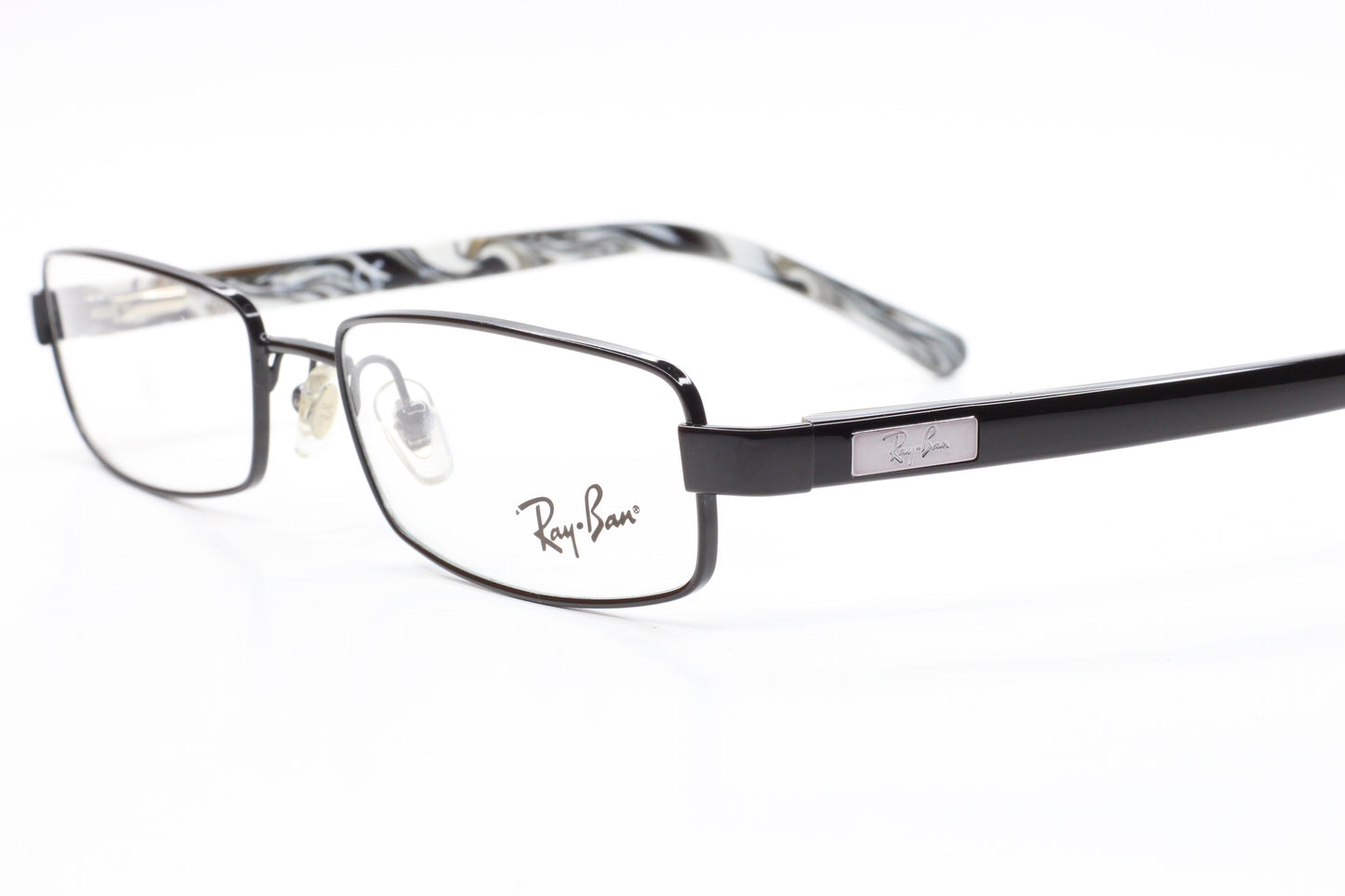 Ray-Ban RB6092 2509 Black Metal Rectangular Designer Italy Eyeglasses Optical Frames ABC Optical Eyeglasses