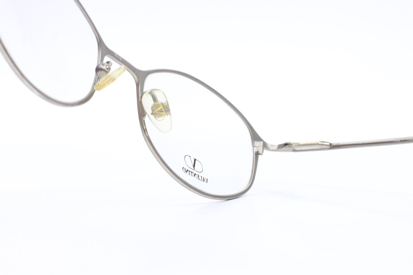 Valentino VA1096 Matte Black Silver Metal Frame Made Italy Designer Eyeglasses Optical Frames ABC Optical Eyeglasses