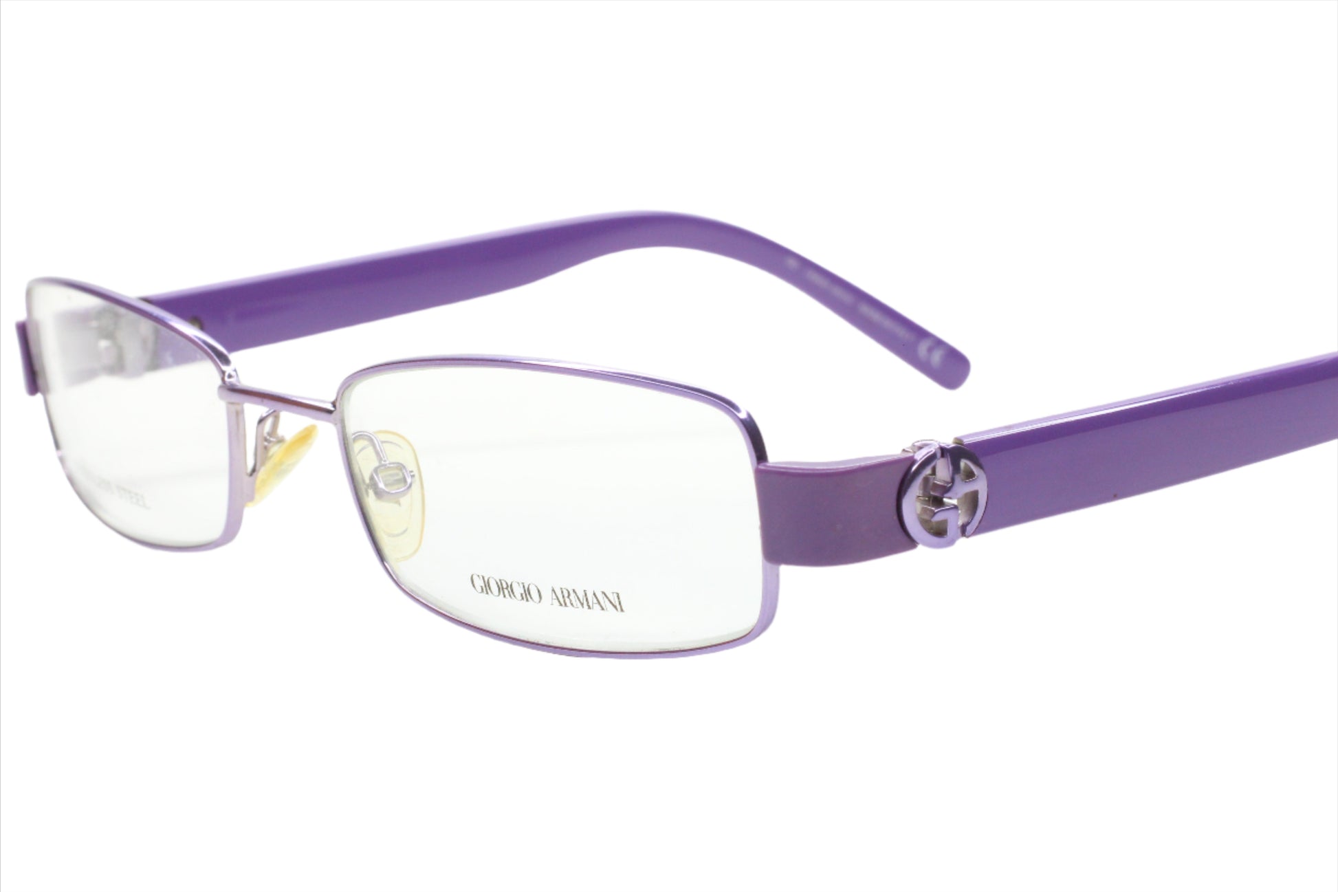 Giorgio Armani GA346 ARL Purple Metal Designer Italy Eyeglasses Optical Frames ABC Optical Eyeglasses