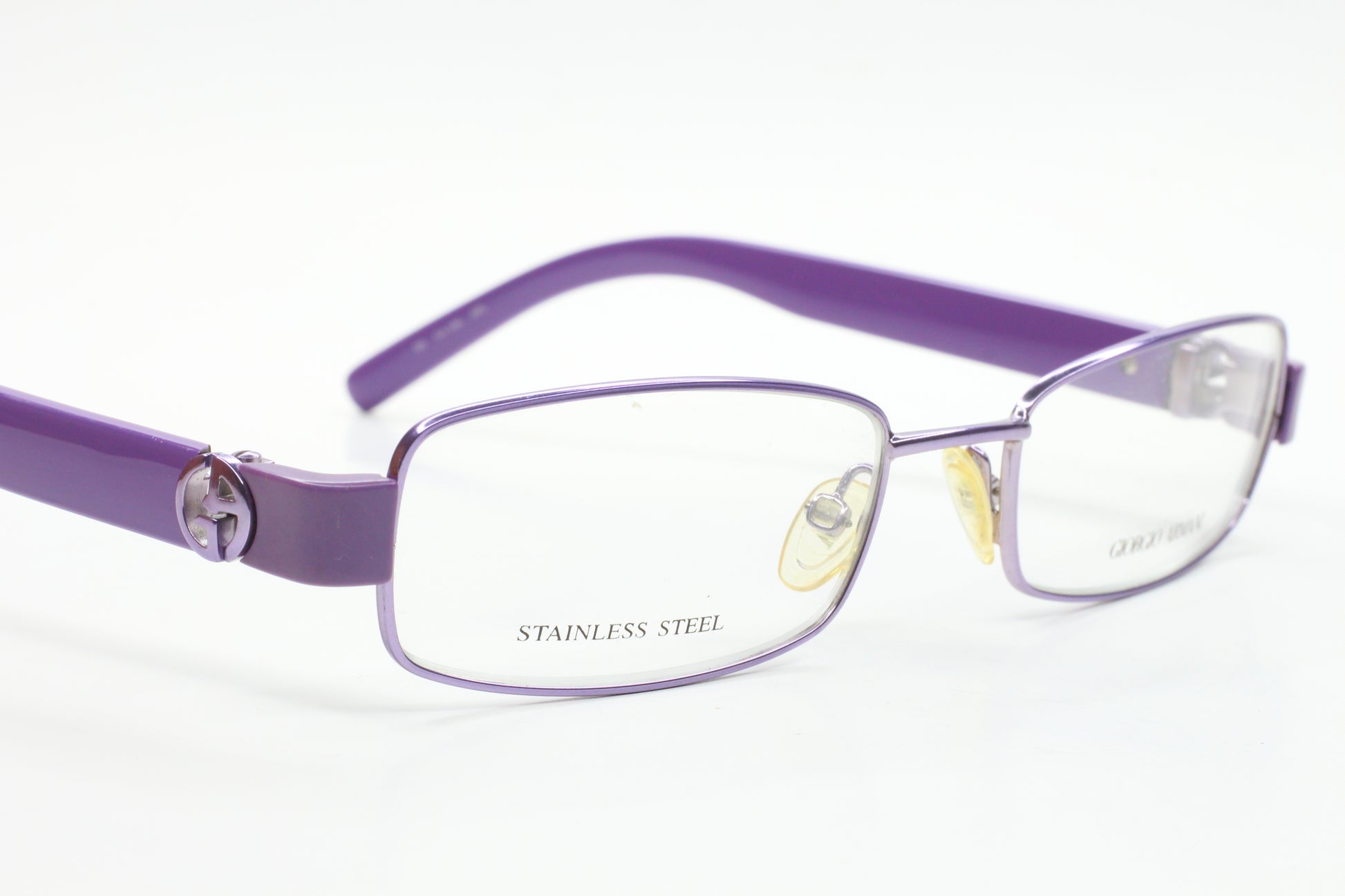 Giorgio Armani GA346 ARL Purple Metal Designer Italy Eyeglasses Optical Frames ABC Optical Eyeglasses