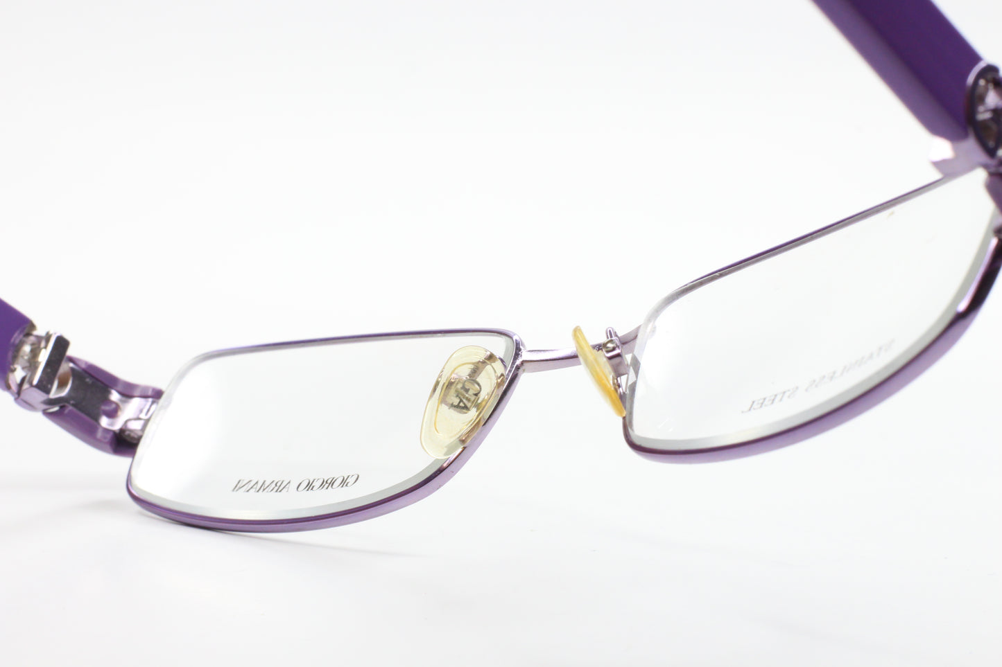 Giorgio Armani GA346 ARL Purple Metal Designer Italy Eyeglasses Optical Frames ABC Optical Eyeglasses