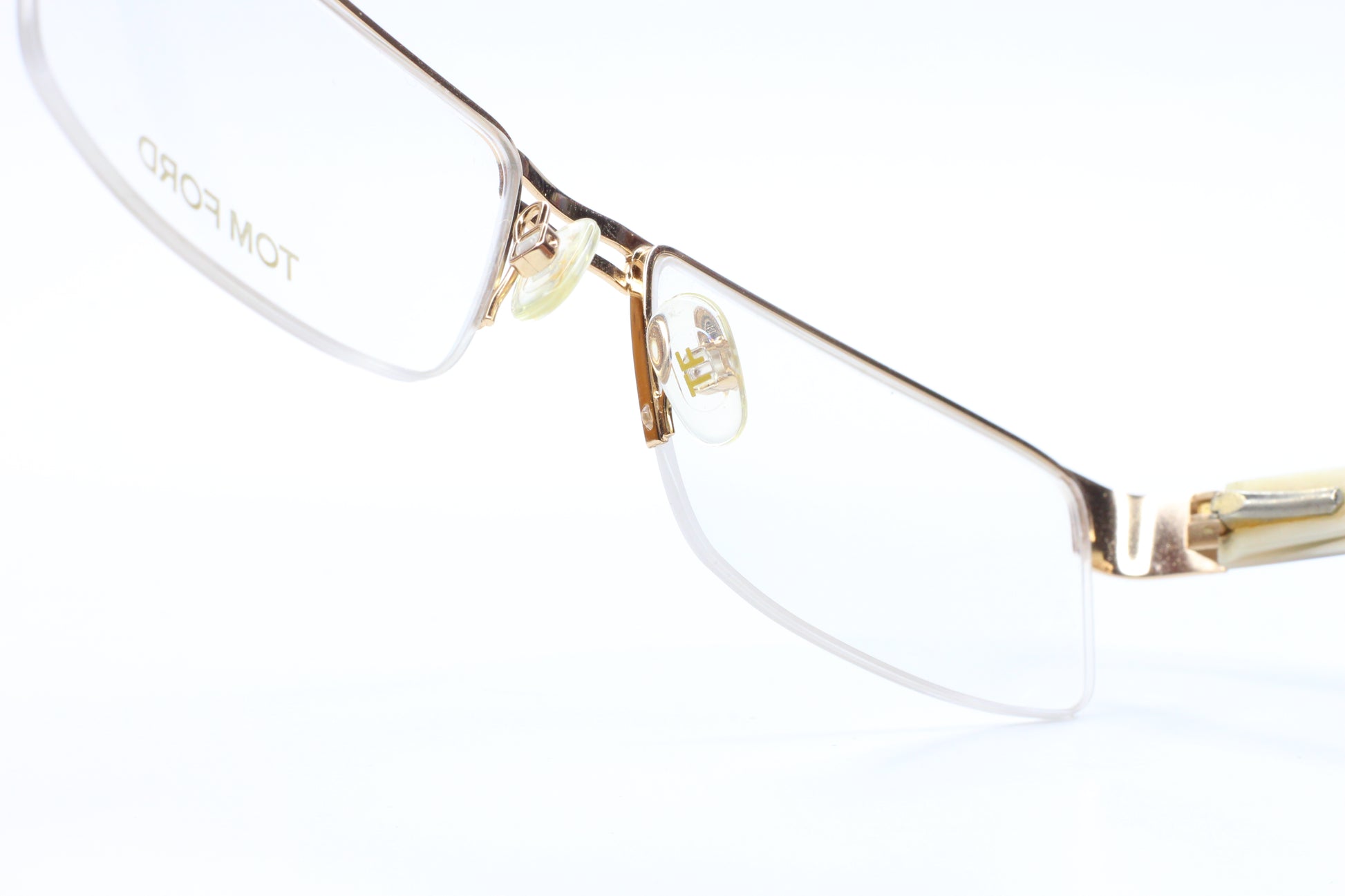 Tom Ford TF5112 028 Gold Groove Brown Luxury Italy Eyeglasses. Optical Frames ABC Optical Eyeglasses