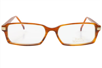 Porta Romana NEOS161 C.a501 A102 Havana Brown Wood Italy Eyeglasses 53-16-135 Havana Brown Acetate Wood Optical Frames ABC Optical Eyeglasses