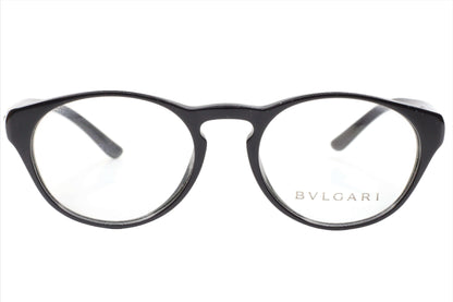 Bvlgari BV3012 501 Polished Black Italy Luxury Italy Eyeglasses 50-19-140 Black Acetate Optical Frames ABC Optical Eyeglasses