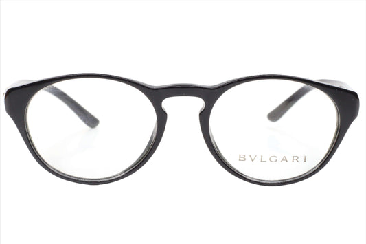 Bvlgari BV3012 501 Polished Black Italy Luxury Italy Eyeglasses -Wo 50-19-140 Black Acetate Optical Frames ABC Optical Eyeglasses