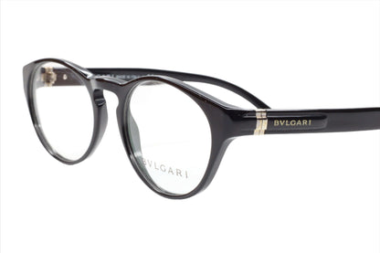 Bvlgari BV3012 501 Polished Black Italy Luxury Italy Eyeglasses Optical Frames ABC Optical Eyeglasses