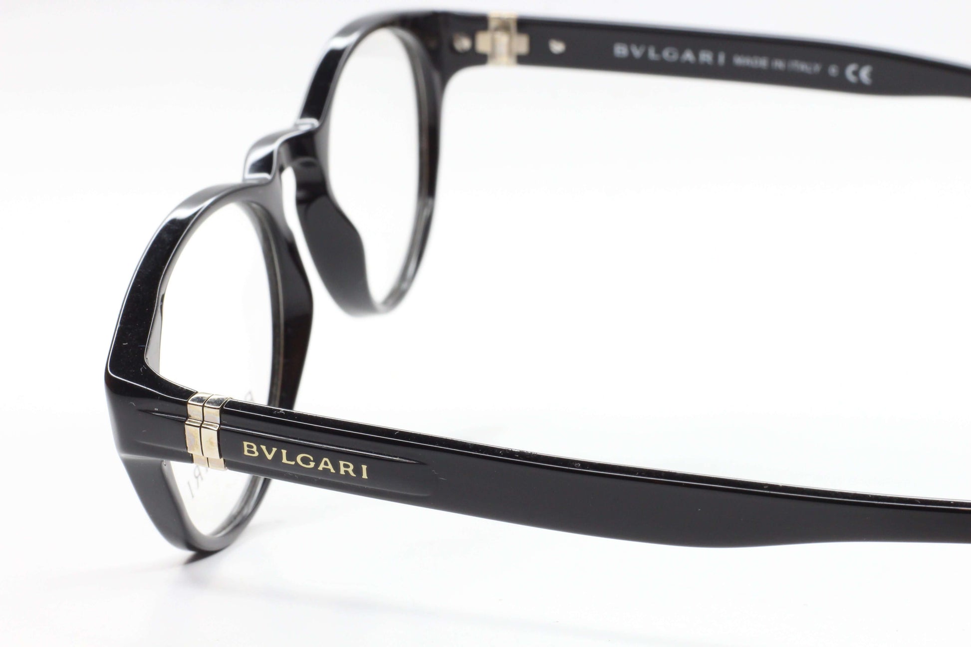 Bvlgari BV3012 501 Polished Black Italy Luxury Italy Eyeglasses Optical Frames ABC Optical Eyeglasses