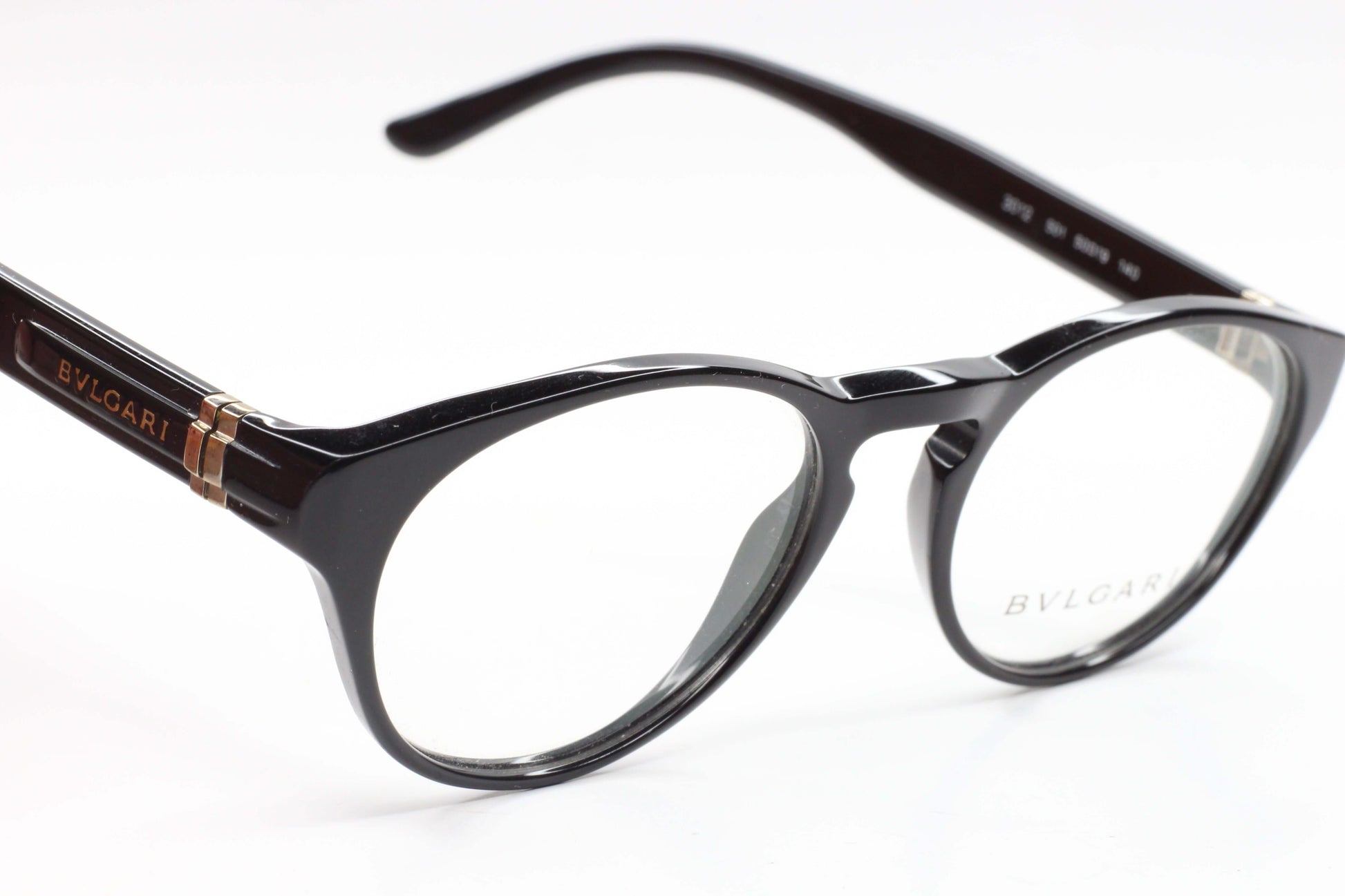 Bvlgari BV3012 501 Polished Black Italy Luxury Italy Eyeglasses Optical Frames ABC Optical Eyeglasses