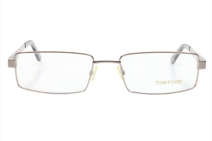 NEW TOM FORD TF5166 014 METAL SILVER AUTHENTIC DESIGNER EYEGLASSES 54-18-140 Silver Metal Optical Frames ABC Optical Eyeglasses