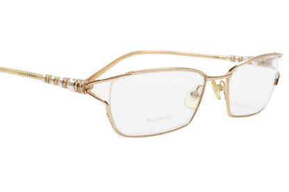 Valentino VA5422/U 052A Gold Metal Luxury Italy Eyeglasses Optical Frames ABC Optical Eyeglasses