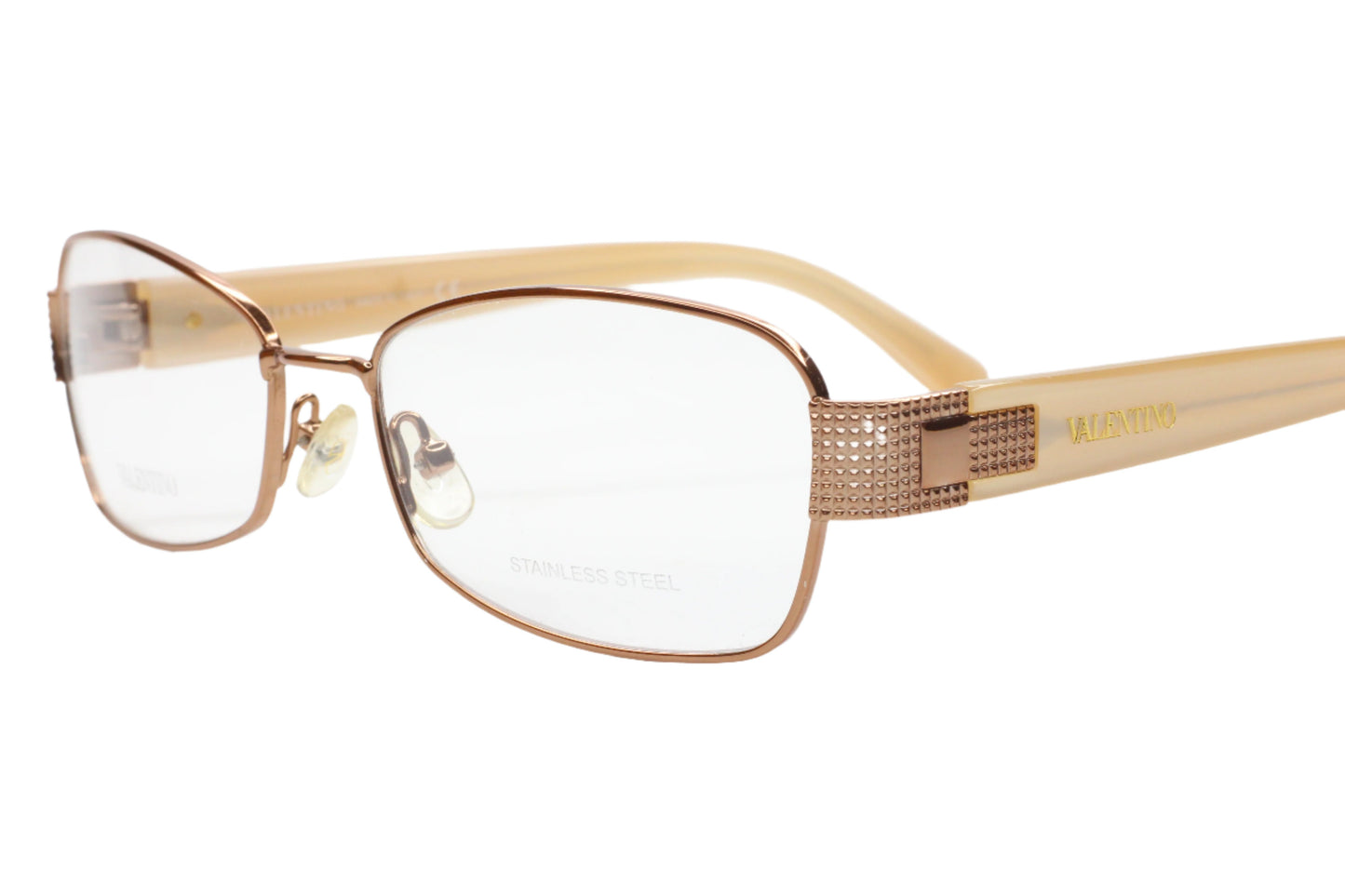 Valentino V5721/U 0A35 Bronze Beige Pearl Designer Italy Eyeglasses Optical Frames ABC Optical Eyeglasses