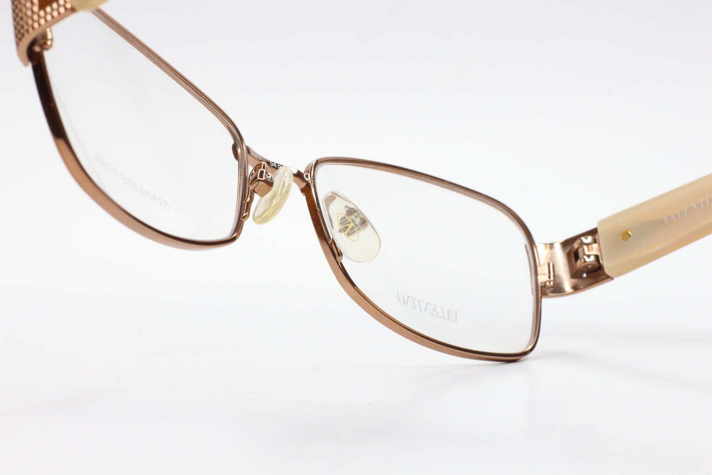 Valentino V5721/U 0A35 Bronze Beige Pearl Designer Italy Eyeglasses Optical Frames ABC Optical Eyeglasses