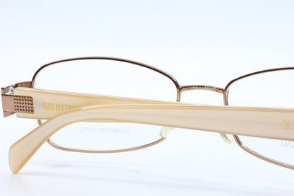 Valentino V5721/U 0A35 Bronze Beige Pearl Designer Italy Eyeglasses Optical Frames ABC Optical Eyeglasses