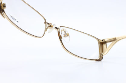 Missoni MI17101 Gold Purple Metal Sparkles Designer Italy Eyeglasses Optical Frames ABC Optical Eyeglasses