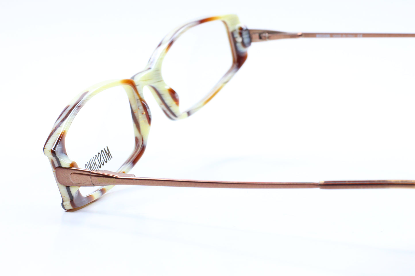 Moschino M3661-V 489 Coffee Brown Full Rim Italy Eyeglasses Frames Optical Frames ABC Optical Eyeglasses