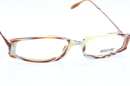 Moschino M3661-V 489 Coffee Brown Full Rim Italy Eyeglasses Frames Optical Frames ABC Optical Eyeglasses