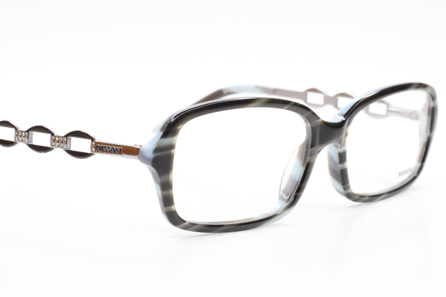 Missoni MI14402 Multicolor Acetate Rhinestones Designer Italy Eyeglasses Optical Frames ABC Optical Eyeglasses