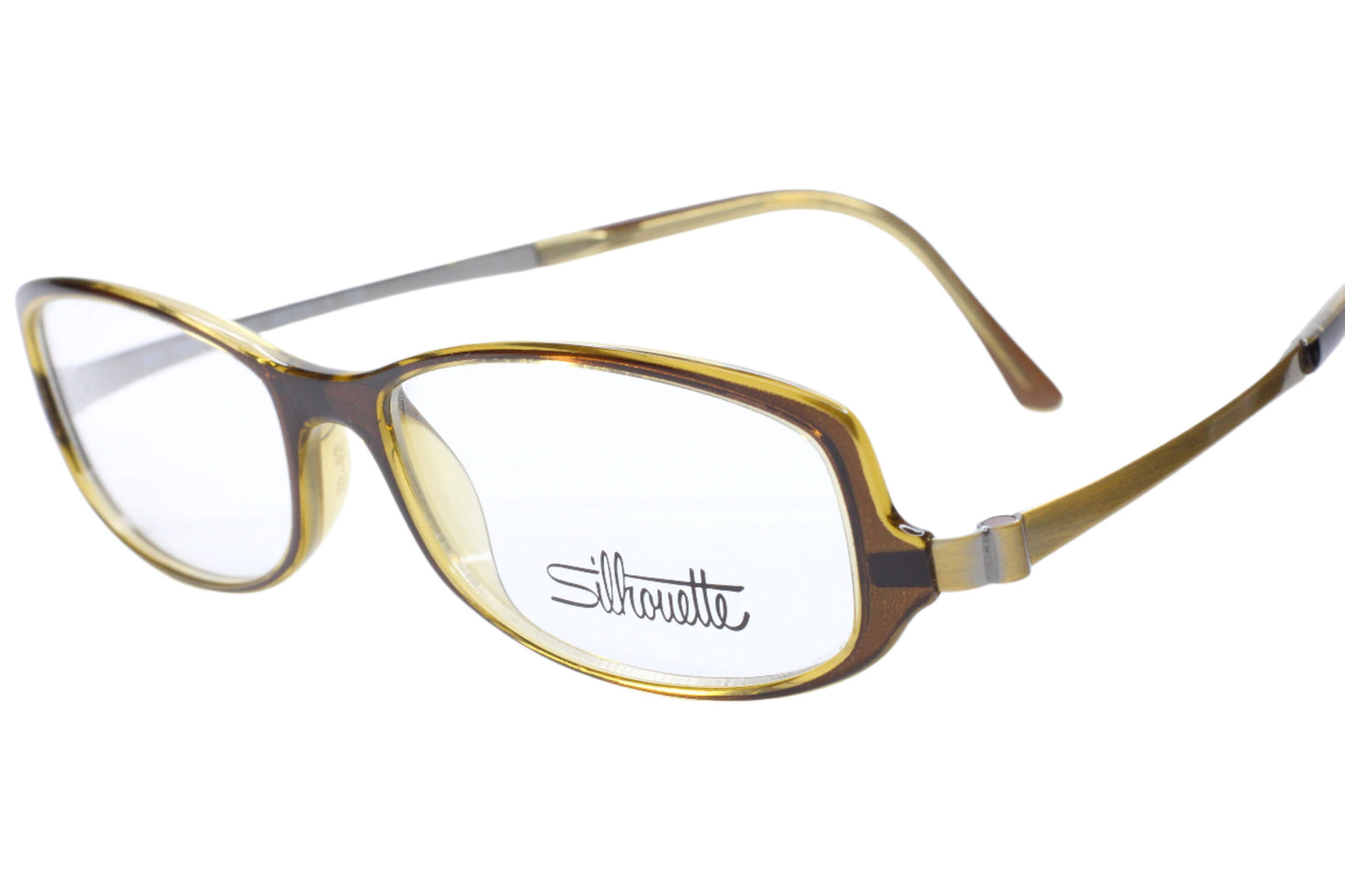 Silhouette SPX 1989 30 6052 Brown Rectangular Austria Eyeglasses Optical Frames ABC Optical Eyeglasses