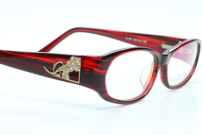 St. Moritz ICE Mod.128 Wine Red Marble SJ70 Women's Eyeglasses Optical Frames ABC Optical Eyeglasses