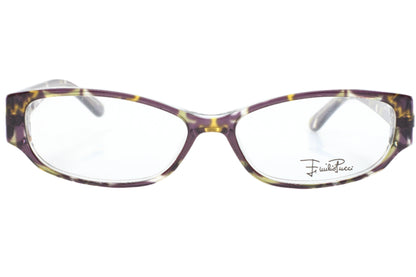 PUCCI EP2638 970 Crystal/Multi Full Rim Acetate Italy Eyeglasses 52-14-135 Multicolor Acetate Optical Frames ABC Optical Eyeglasses