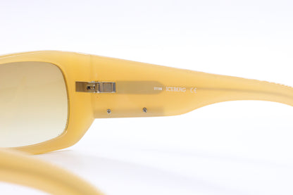 ICEBERG IC54202 07/08 NEW Acetate Off white Vintage Italy Sunglasses