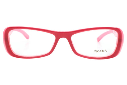 Prada VPR22L 3BB-1O1 Burgundy Pink Acetate Designer Italy Eyeglasses 51-15-132 Pink Acetate Optical Frames ABC Optical Eyeglasses