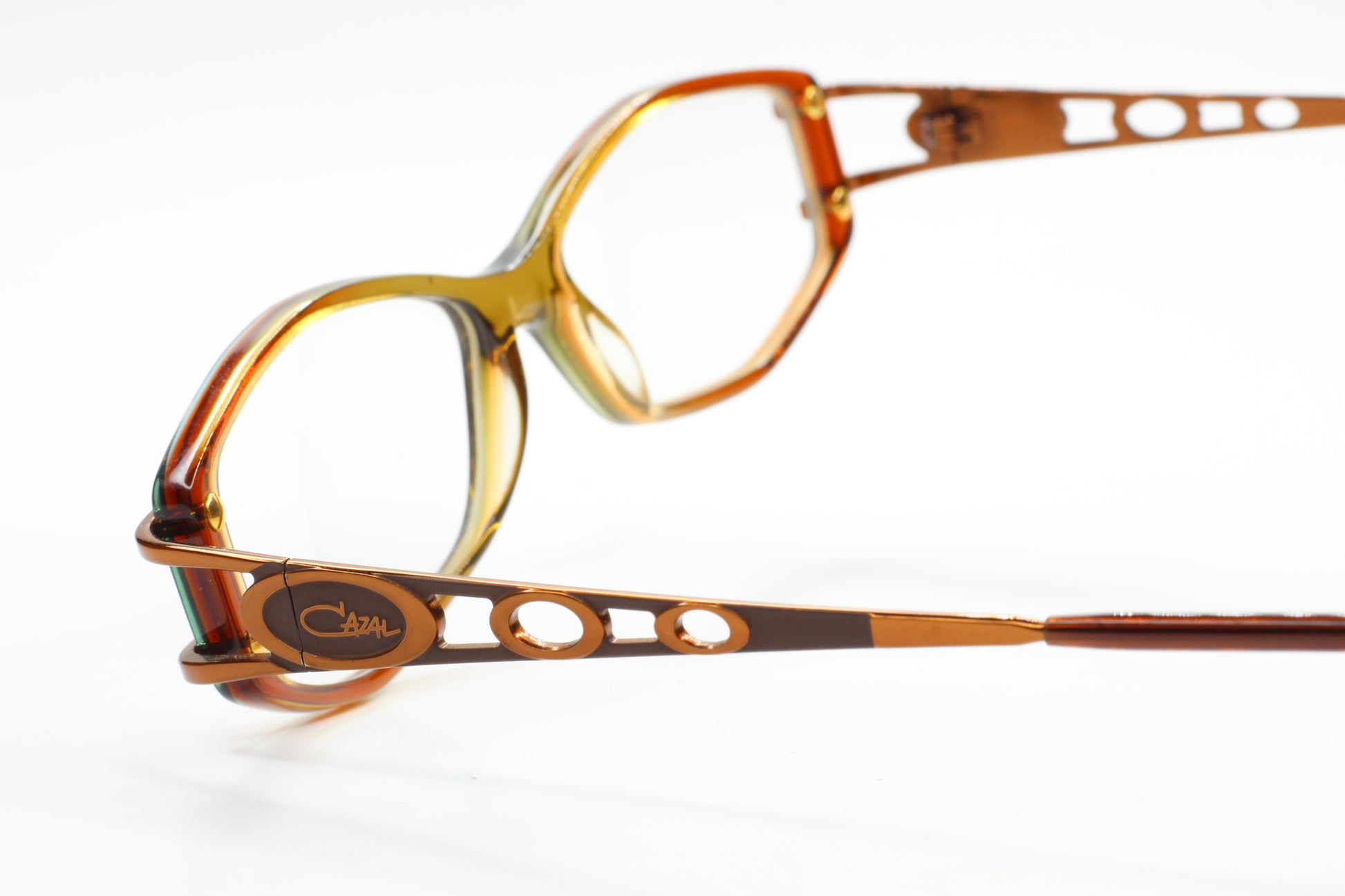 Cazal MOD.309 COL.129 Brown Full Rim RARE Germany Eyeglasses Optical Frames ABC Optical Eyeglasses