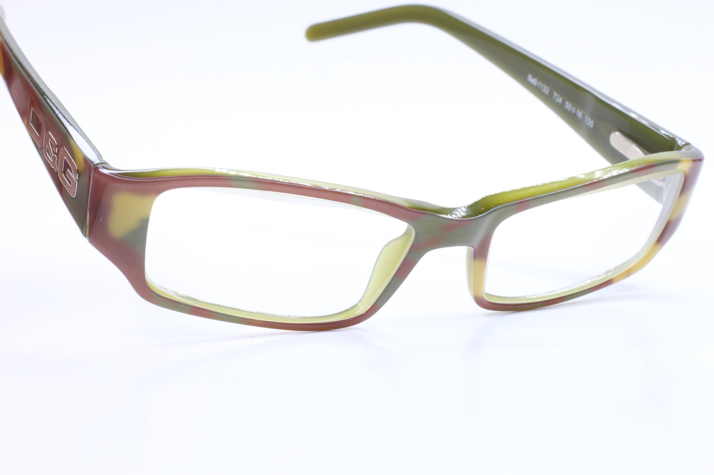 Dolce & Gabbana DG1132 724 Camouflage Acetate Designer Eyeglasses Optical Frames ABC Optical Eyeglasses