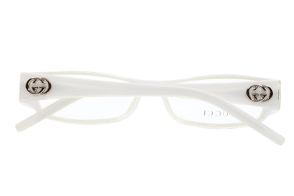 Gucci GG3023 LYD White Crystal Clear Silver Luxury Italy Eyeglasses Optical Frames ABC Optical Eyeglasses