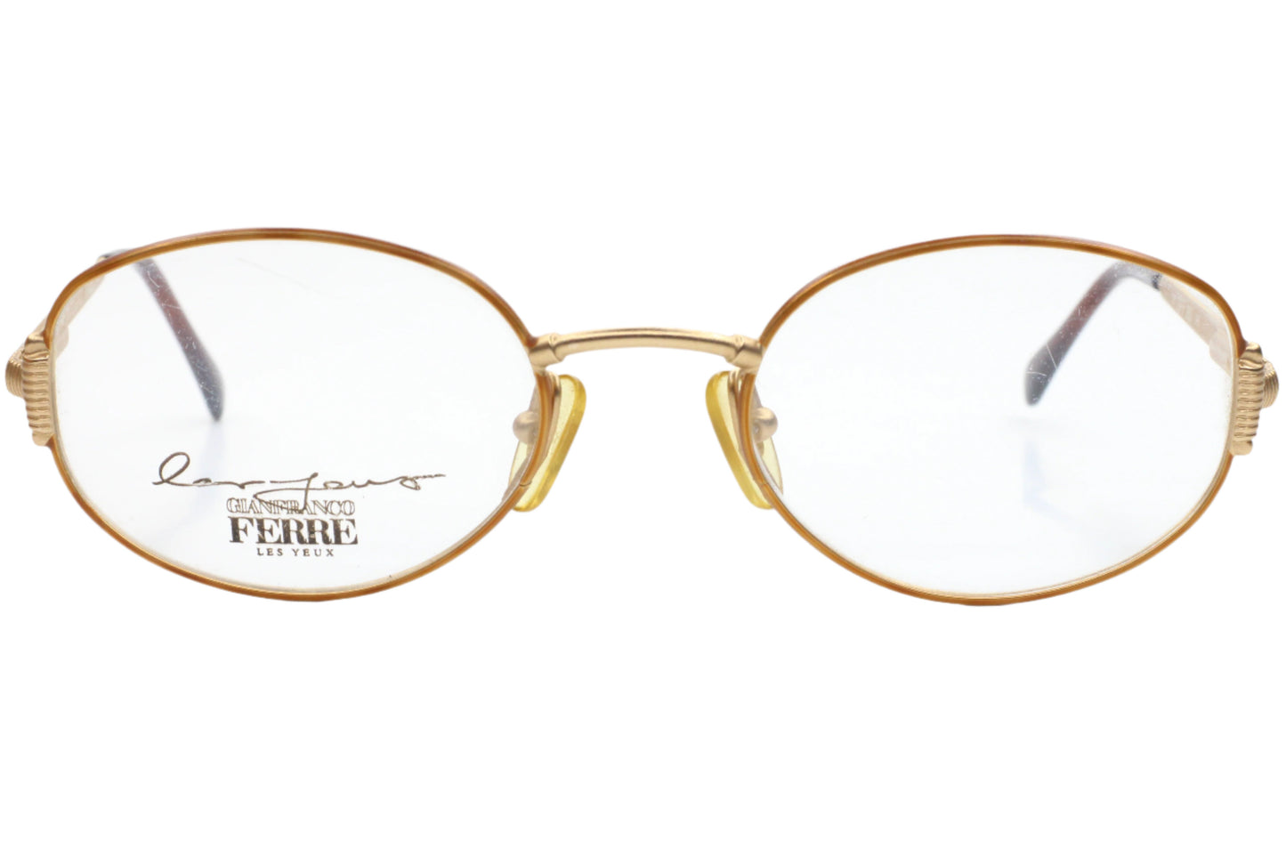 GIANFRANCO FERRE GFF 260 Gold Vintage NOS Italy Eyeglasses 50mm 50-20-130 Gold Metal Optical Frames ABC Optical Eyeglasses