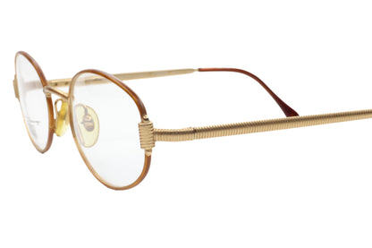 GIANFRANCO FERRE GFF 260 Gold Vintage NOS Italy Eyeglasses 50mm Optical Frames ABC Optical Eyeglasses