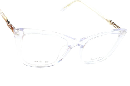 Dream Fever K8001 Crystal Clear Gold Acetate Designer Italy Eyeglasses Optical Frames ABC Optical Eyeglasses