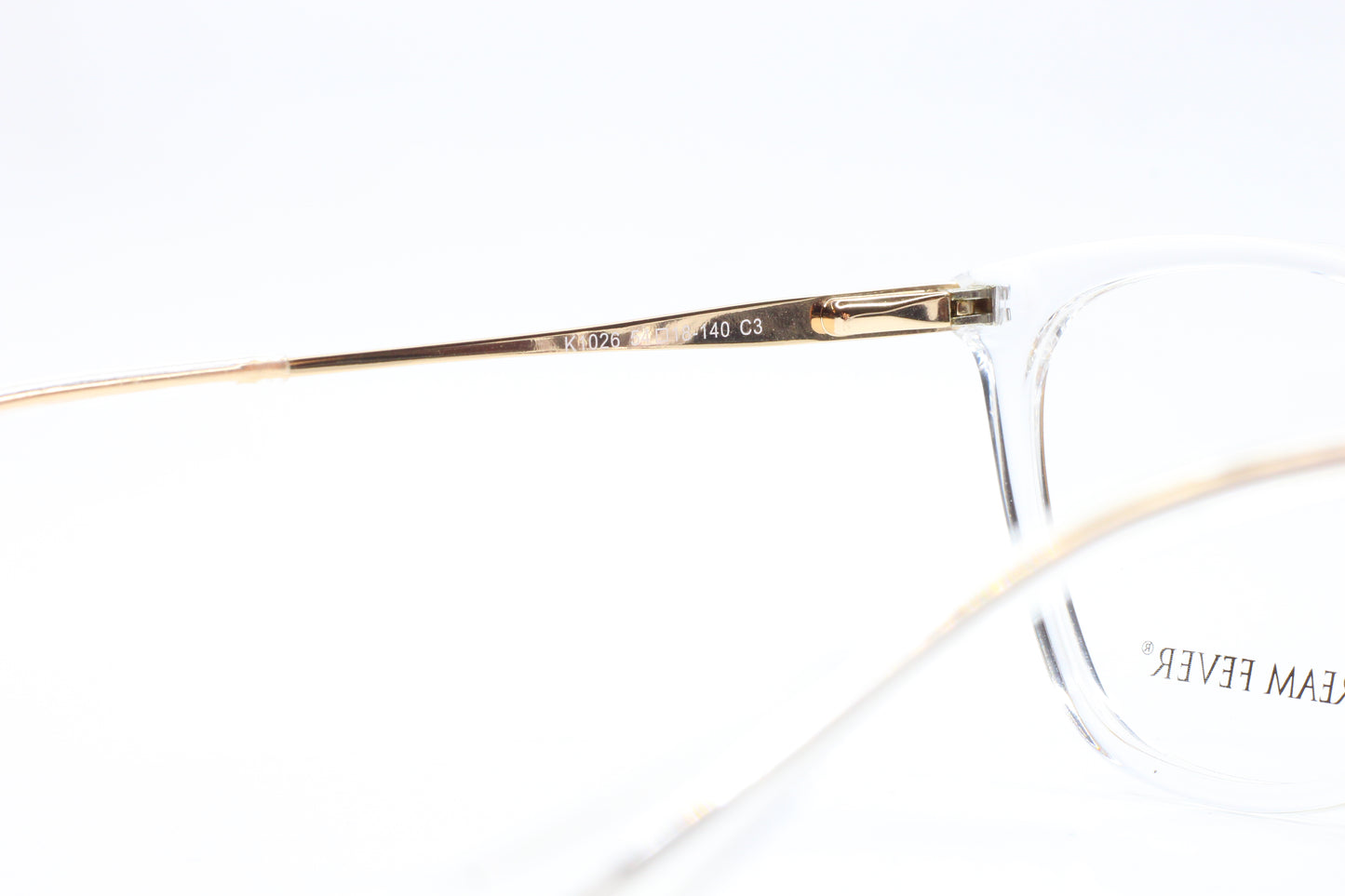 Dream Fever K1026 Crystal Clear Gold Fashion Eyeglasses Optical Frames ABC Optical Eyeglasses