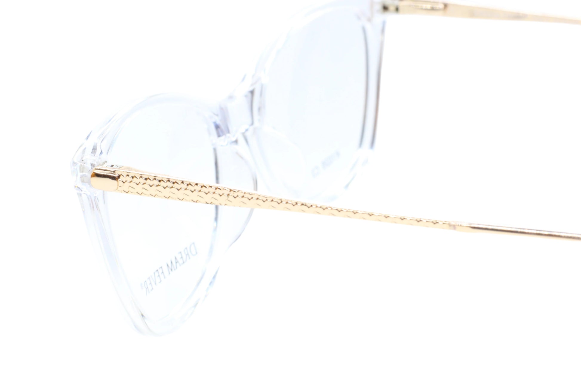 Dream Fever K1026 Crystal Clear Gold Fashion Eyeglasses Optical Frames ABC Optical Eyeglasses