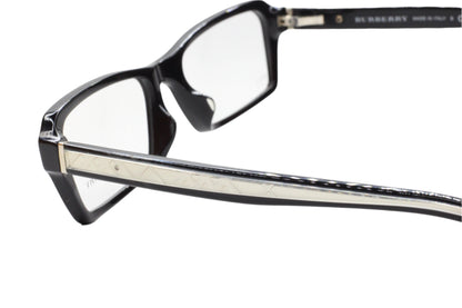 Burberry BE2104 3286 Black Silver Italy Luxury Eyeglasses 52mm Optical Frames ABC Optical Eyeglasses