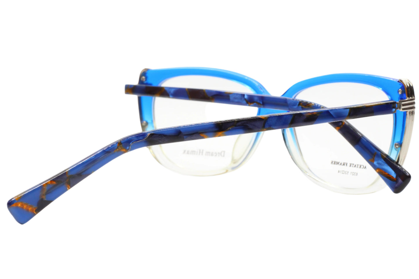 Dream Himax H6321 Crystal Blue Fade Acetate Designer Eyeglasses Optical Frames ABC Optical Eyeglasses