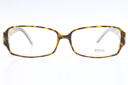 Fendi F665 216 Havana Tortoise Brown Italy Luxury Eyeglasses 54-14-140 Havana Tortoise Acetate Optical Frames ABC Optical Eyeglasses