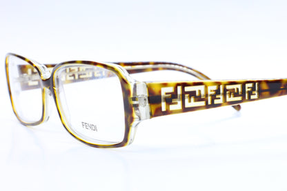 Fendi F665 216 Havana Tortoise Brown Italy Luxury Eyeglasses Optical Frames ABC Optical Eyeglasses