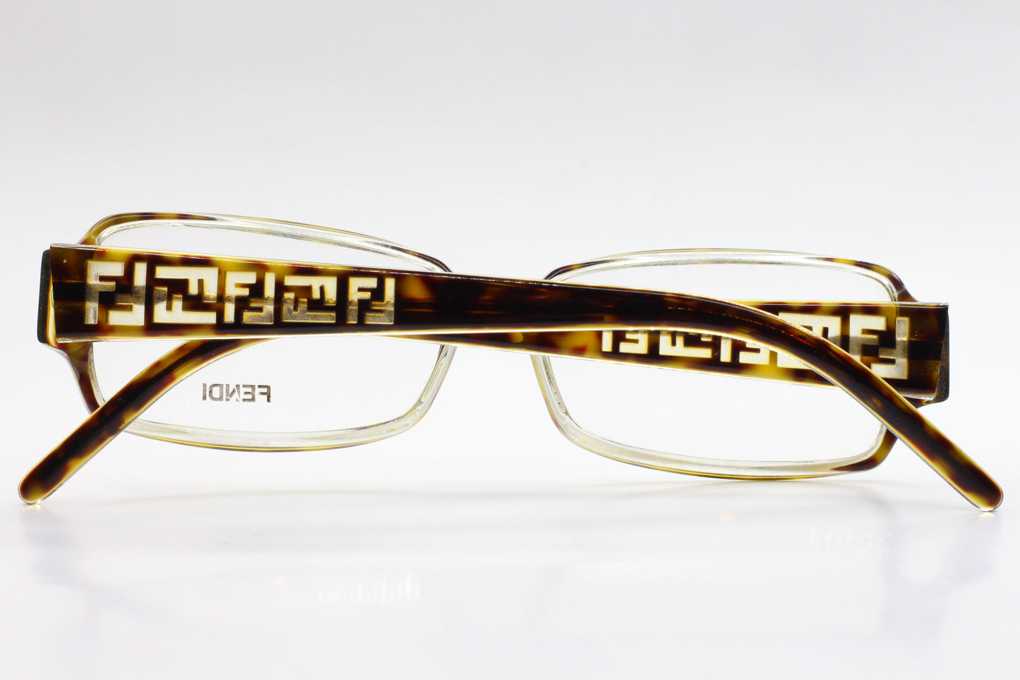 Fendi F665 216 Havana Tortoise Brown Italy Luxury Eyeglasses Optical Frames ABC Optical Eyeglasses