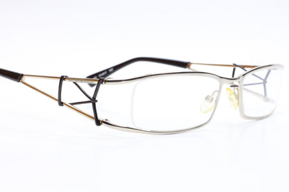 Emporio Armani EA9417 YB7 Silver/Black Designer Italy Eyeglasses -Ma Optical Frames ABC Optical Eyeglasses