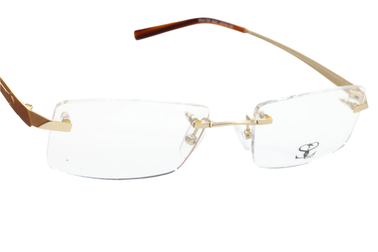 SLR Eyewear Mod.720 C3 Gold Rimless Nederland Designer Eyeglasses Optical Frames ABC Optical Eyeglasses