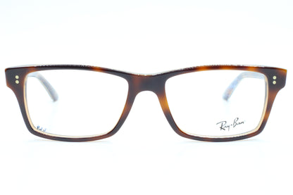 Ray-Ban RB5225 Red Havana Acetate Designer Italy Eyeglasses 52-17-140 Brown Havana Acetate Optical Frames ABC Optical Eyeglasses