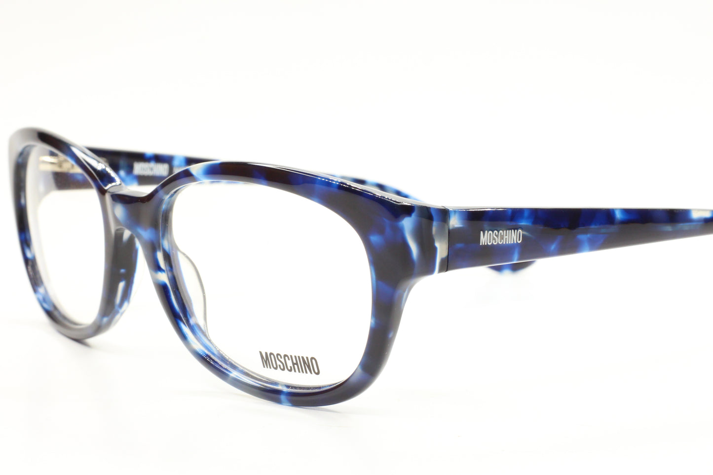 Moschino MO18904 Black Blue Tortoise Designer Italy Eyeglasses Optical Frames ABC Optical Eyeglasses