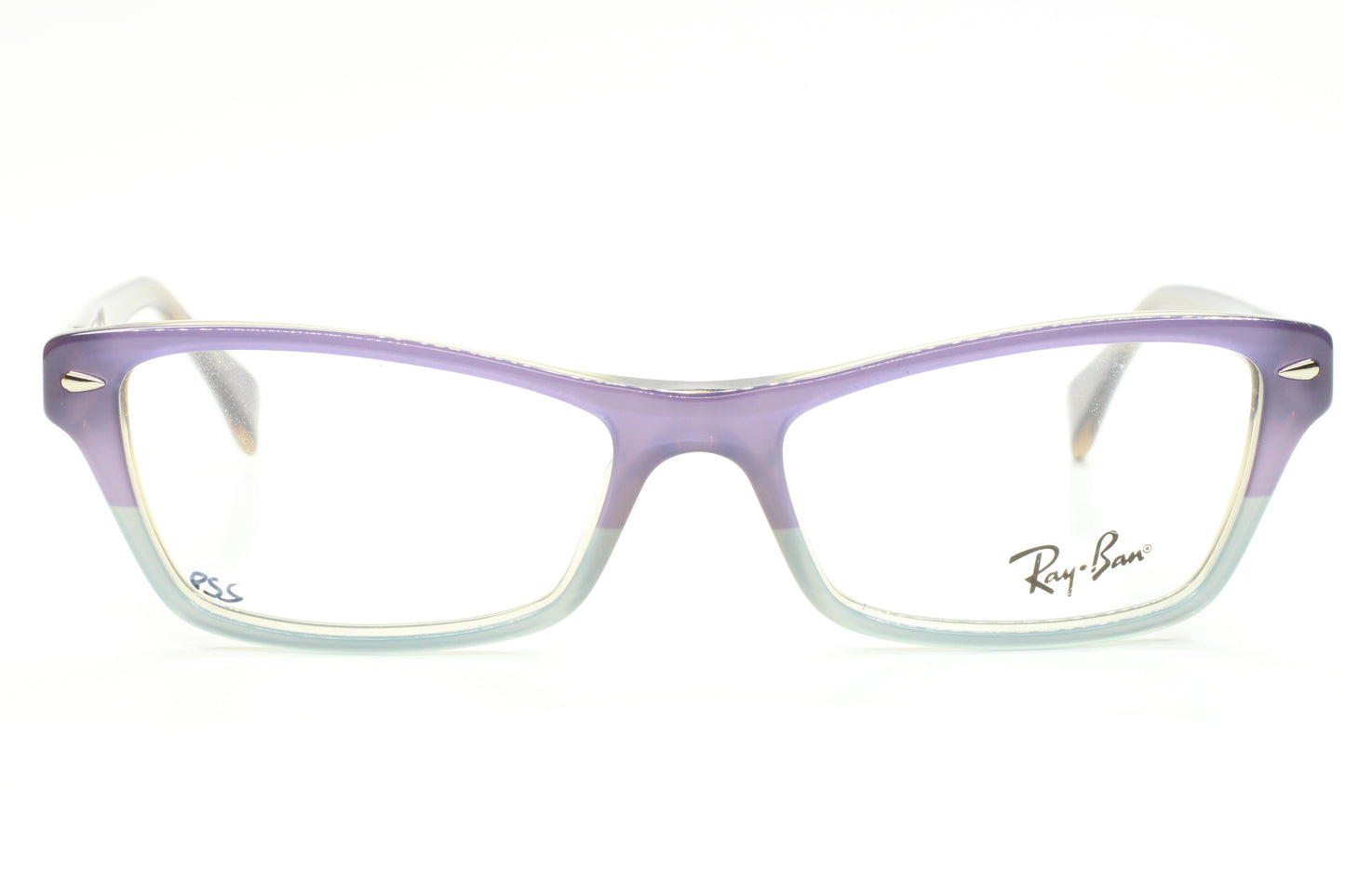 Ray-Ban RB5256 5107 Lavender Gray Fade Designer Italy Eyeglasses 52-16-135 Lavender Gray Acetate Optical Frames ABC Optical Eyeglasses