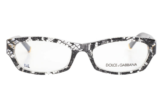 Dolce & Gabbana DG3115 1895 Clear Black Lace Gold Luxury Italy Eyeglasses 53-17-135 Clear Black Lace Acetate Optical Frames ABC Optical Eyeglasses